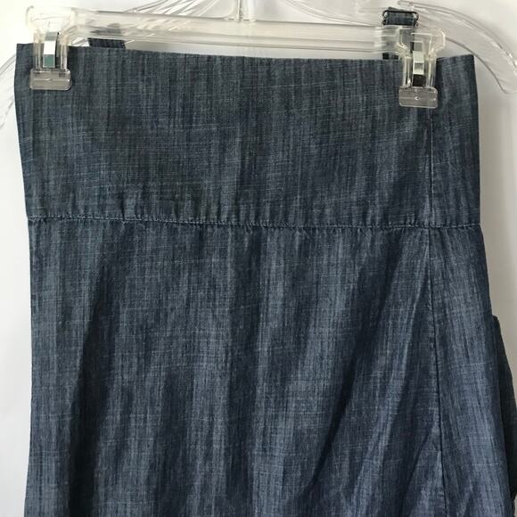 Lane Bryant Jumpsuit Size 18 Womens Cotton Denim Elastic Bodice Side Pockets - Picture 7 of 9